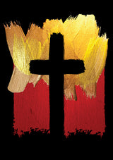 Hand Painted Artistic Cross T-Shirt