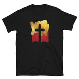 Hand Painted Artistic Cross T-Shirt