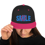 Neon Smile Snapback Caps