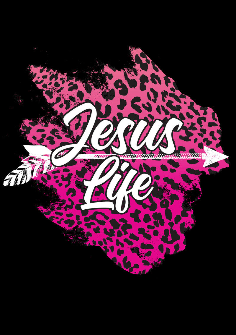Jesus Life Leopard T-Shirt